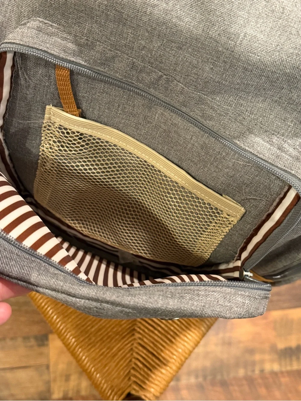 Parker Baby Co. Birch Bag Diaper Backpack with accessories barely used